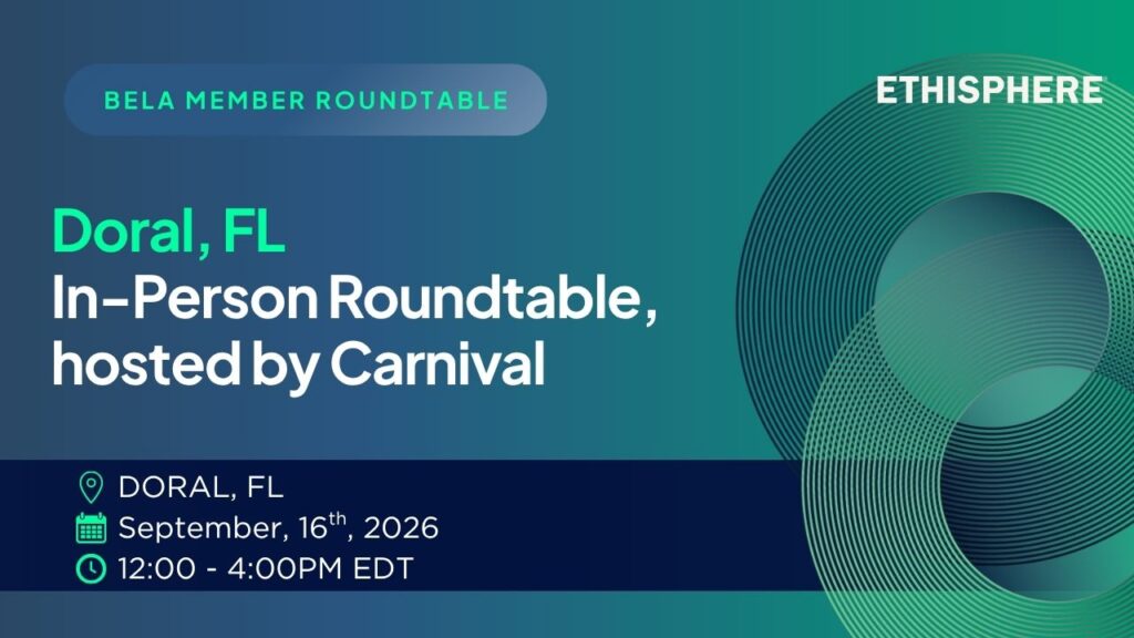 BELA In-Person Roundtable: Doral, FL, hosted by Carnival
