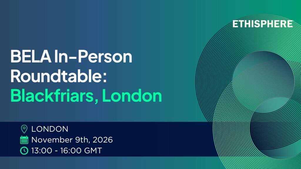 BELA In-Person Roundtable: Blackfriars, London