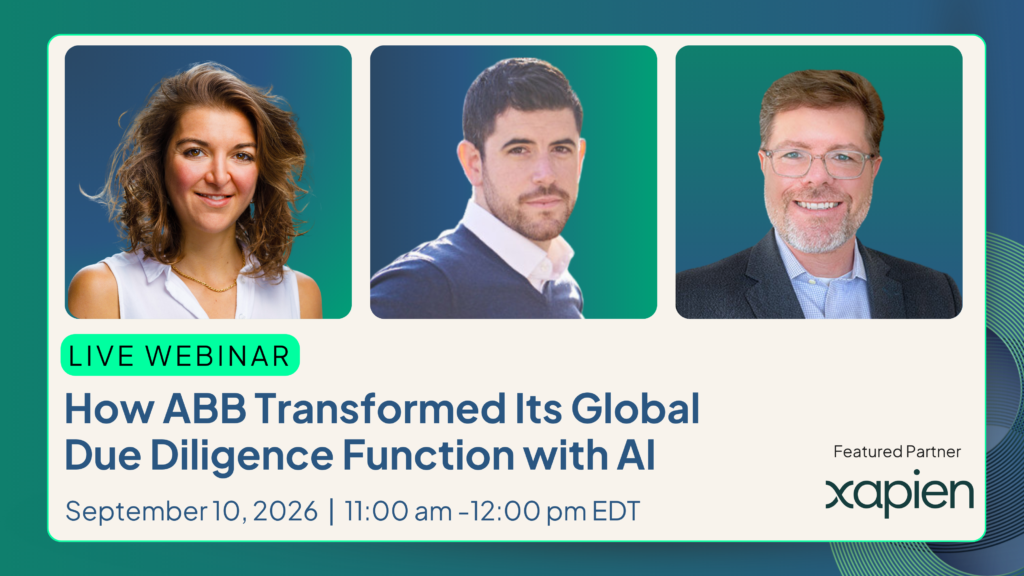 AI as a Force Multiplier: ABB’s Due Diligence Transformation