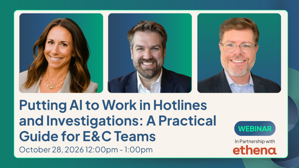 Putting AI to Work in Hotlines and Investigations: A Practical Guide for E&C Teams