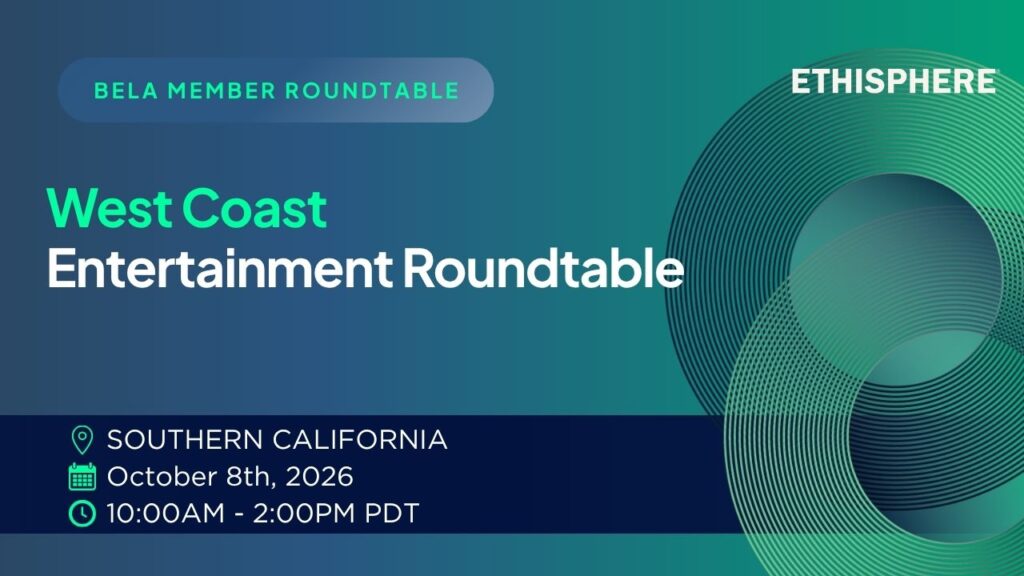 In-Person BELA Roundtable, Entertainment Industry, Hosted by Sony Pictures Entertainment