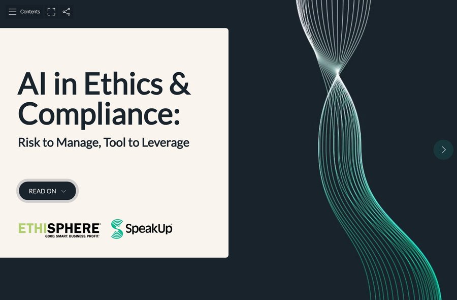 AI in Ethics & Compliance - Risk to Manage, Tool to Leverage