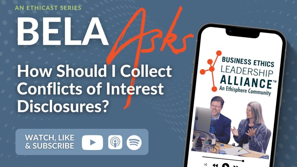 BELA Asks - Conflict of Interest Disclosures