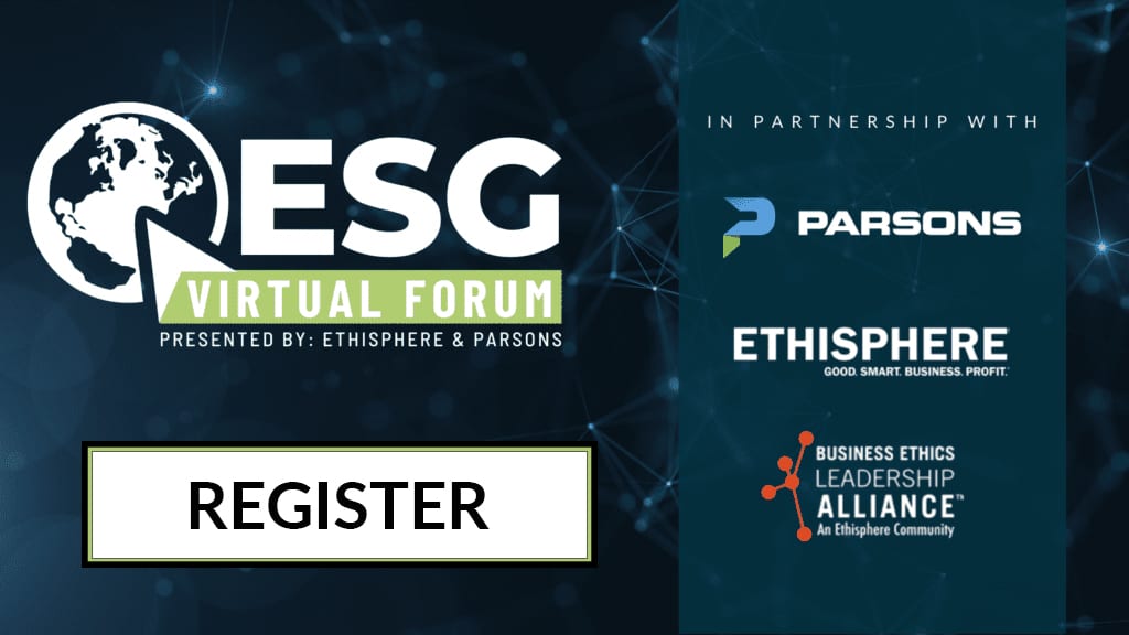 Global Ethics Summit Highlights ESG with Extra “S” Ethisphere