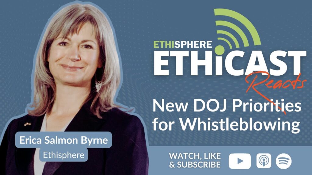 Ethicast Reacts - DOJ Whistleblower Program Updates