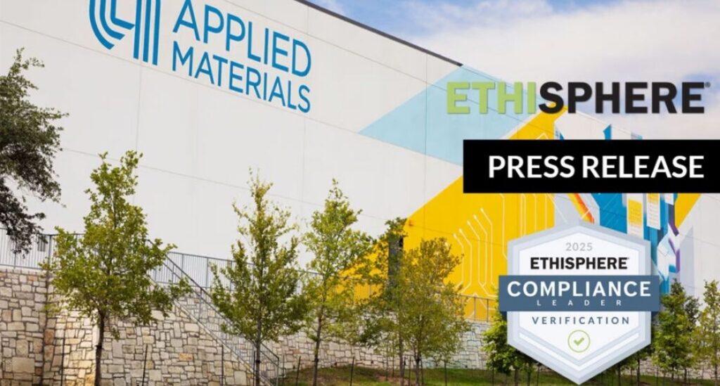 Ethisphere Recognizes Applied Materials with Compliance Leader Verification™ 