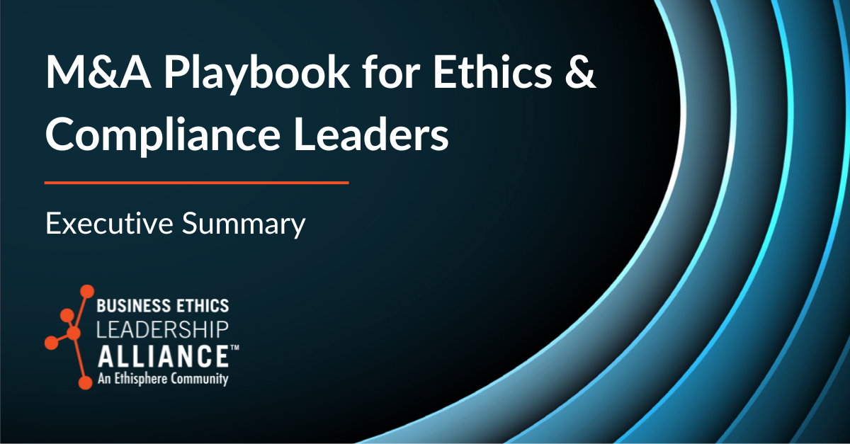 BELA M&A Playbook Exec Summary