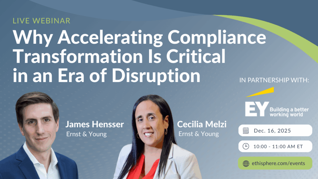 Live Webinar with EY Speakers