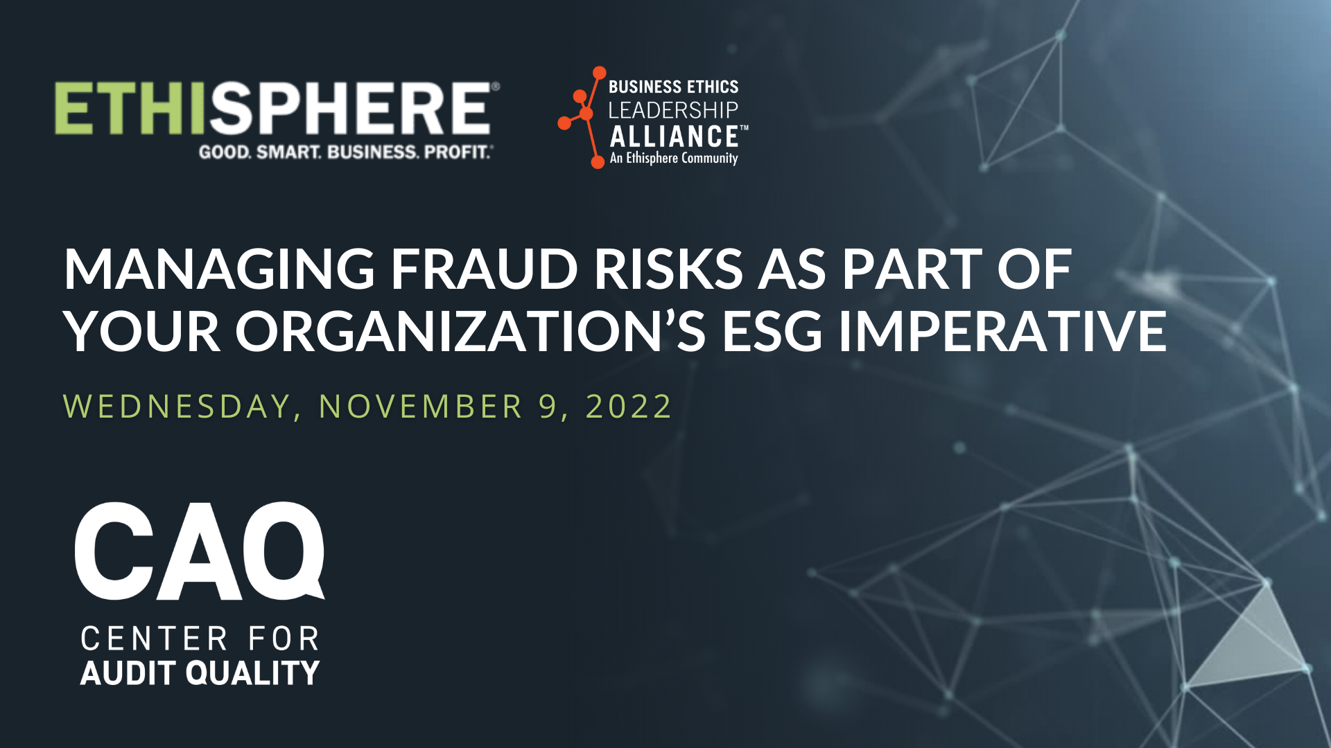 Managing Fraud Risks as Part of Your Organization’s ESG Imperative