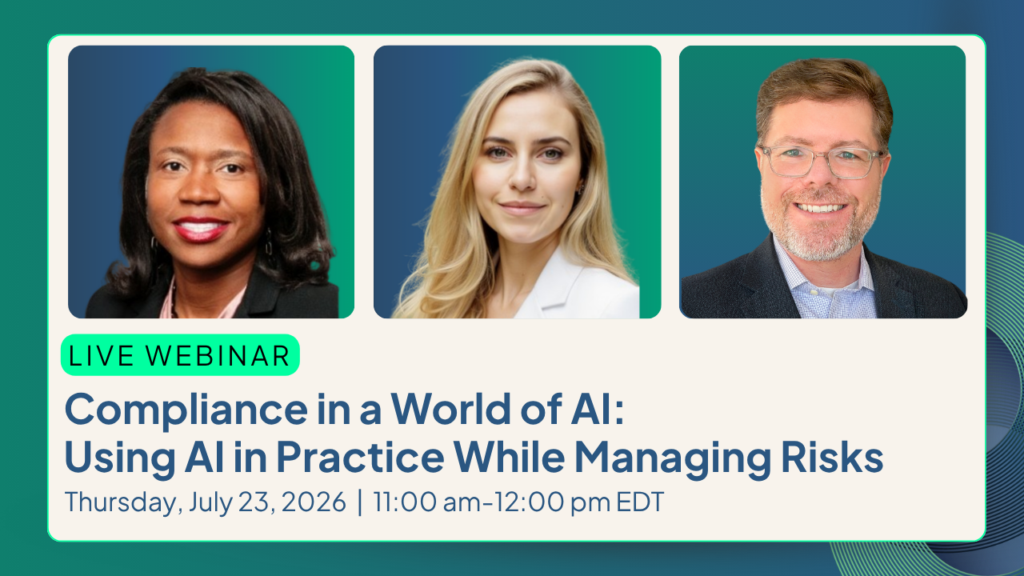 Compliance in a World of AI: Using AI in Practice While Managing Risks