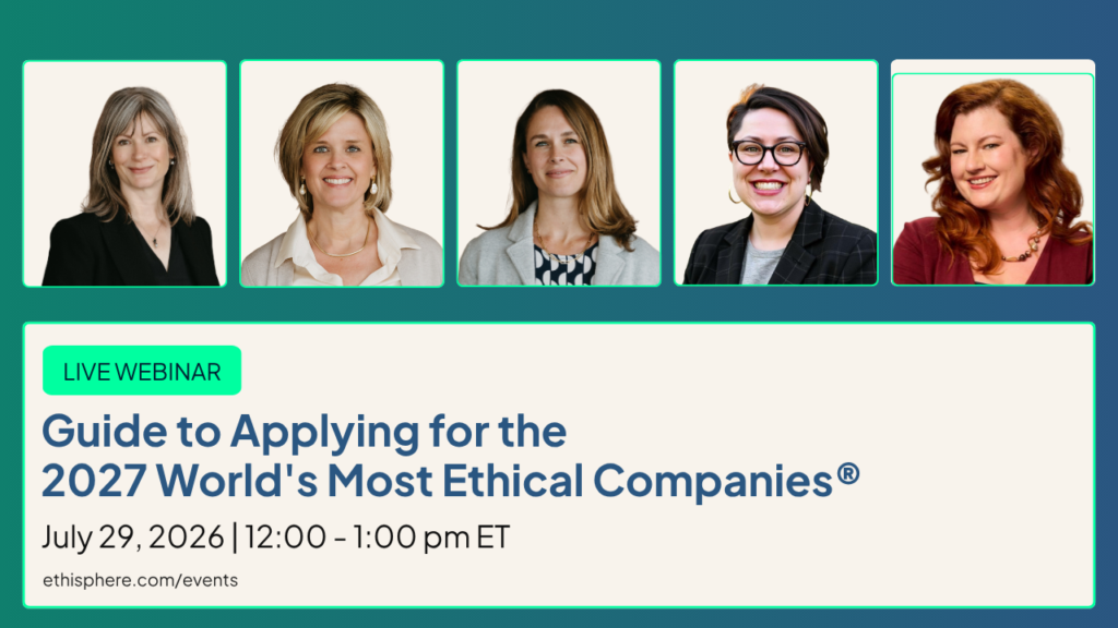 Guide to Applying for the 2027 World’s Most Ethical Companies®